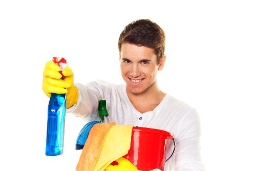 Upholstery cleaning process for a fabric sofa in Romford